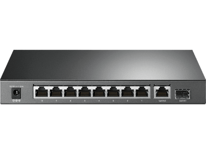 TP-Link TL-SG1210P 8-Port PoE+ 63W Gigabit Desktop Switch with 1-Port RJ45 and 1 SFP Slots