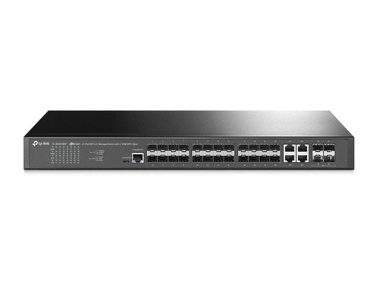 TP-Link TL-SG3428XF JetStream 24-Port SFP L2+ Managed Switch with 4 10GE SFP+ Slots