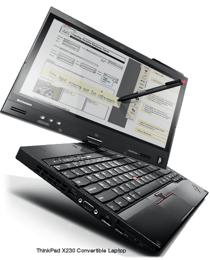 ThinkPad x230t (Lenovo) | 12" Tablet/Laptop 2in1 | Intel Core i5-3320m @ 2.6GHz, 8GB RAM, 128GB SSD | Full Finger touchscreen and digitizer pen, Grade A (Certified Refurbished) - Windows 10 Pro - 1 Year Warranty