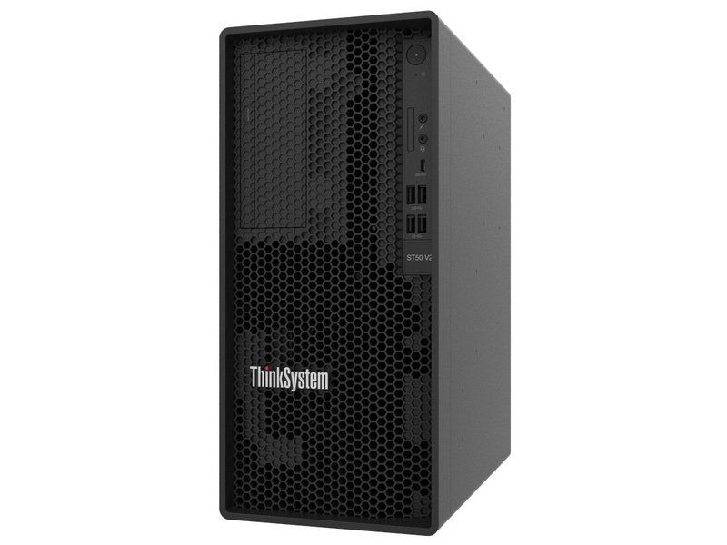 Lenovo ST50 V2 Tower Server Xeon E-2324G 8GB 2-Bay 3.5" 300W 3YR