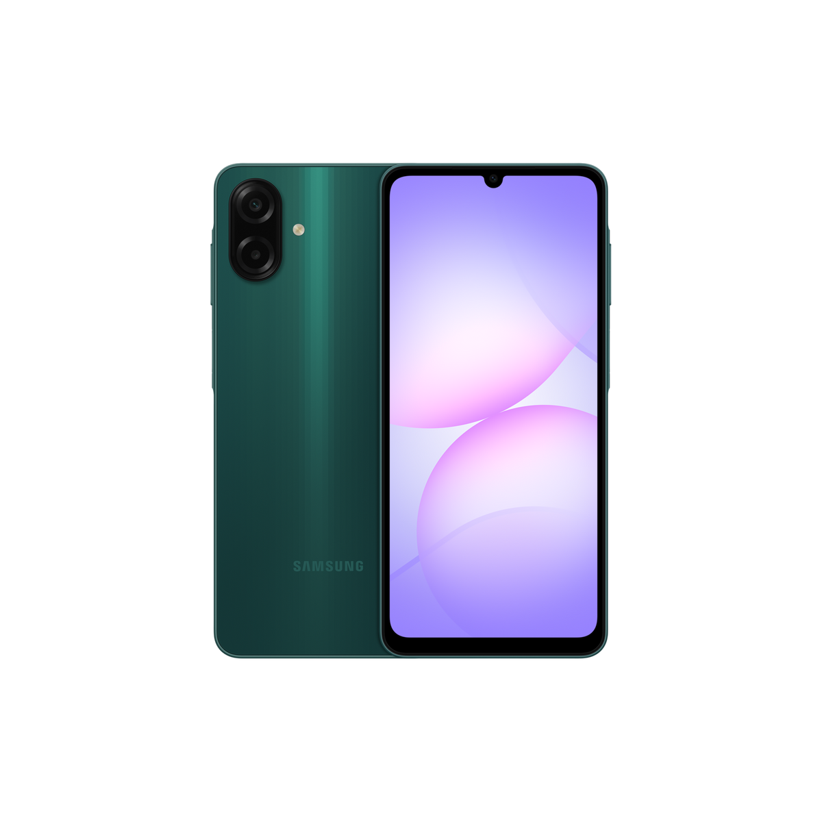 Samsung Galaxy A07 vert – vue de face