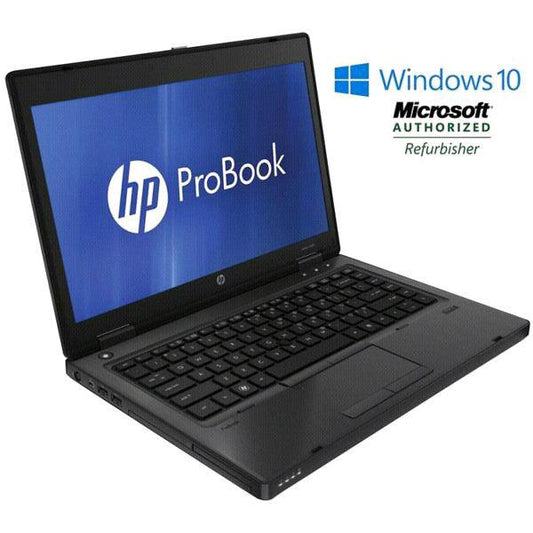 HP ProBook 6470b 14” HD (720p) - Intel Core i5-3320m @ 2.6GHz (3rd Gen) / 14" LED / 16GB RAM / 256GB SSD HDD / Windows 10 Professional x64 / USB 3.0 + WiFi + Bluetooth - Grade A (Certified Refurbished) - 1 Year Warranty