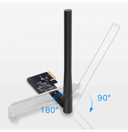 Adaptateur WiFi TP-Link AC600 PCI Express (ARCHERT2E)