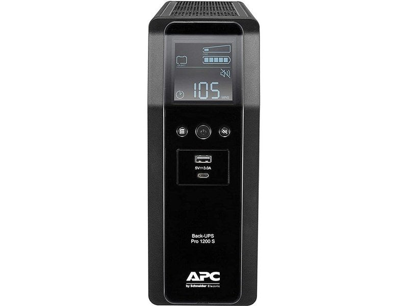 APC BR1600MI Back-UPS Pro, 1600VA/960W, Tower, 230V AC