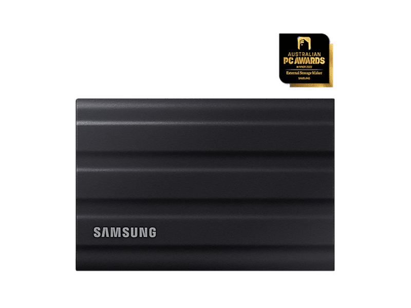 Samsung T7 Shield 1TB External Portable USB-C SSD - Black