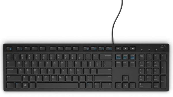 Dell Multimedia Keyboard-KB216 - AZERTY- Black (580-ADGU)