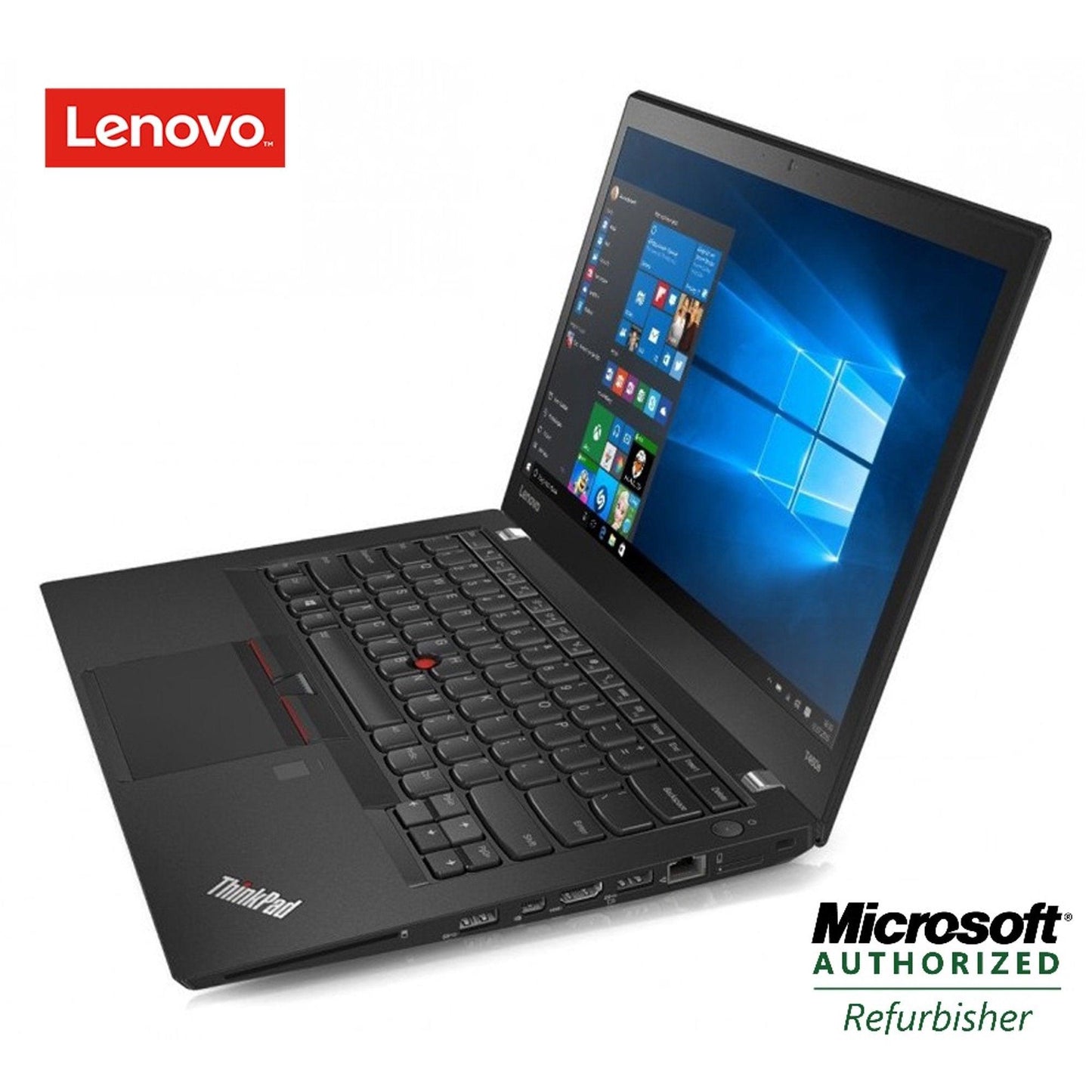 Lenovo ThinkPad T460s | 14" FHD IPS Enterprise-Ready Ultrabook™ | Intel Core i7-6600U (6th Gen) upto 3.40GHz , 16GB DDR4 RAM, 512GB SSD, Windows 10 Pro x64 |  RJ45, HDMI & Mini DisplayPort™ & More | Grade A (Certified Refurbished) - 1 Year Warranty