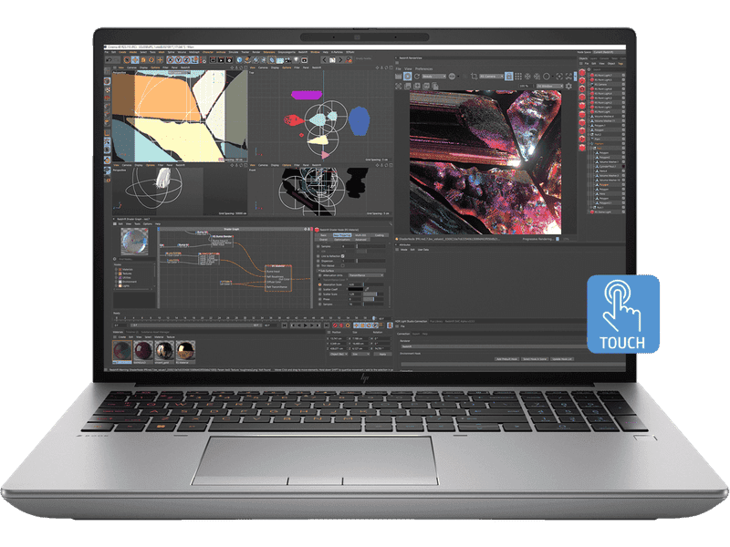 HP ZBook Fury 16" WQUXGA OLED Touch Display G10 i9-13950HX 64GB 2TB SSD RTX4000-Ada-12GB, W11P Mobile Workstation PC laptop - [9G9X9PT]