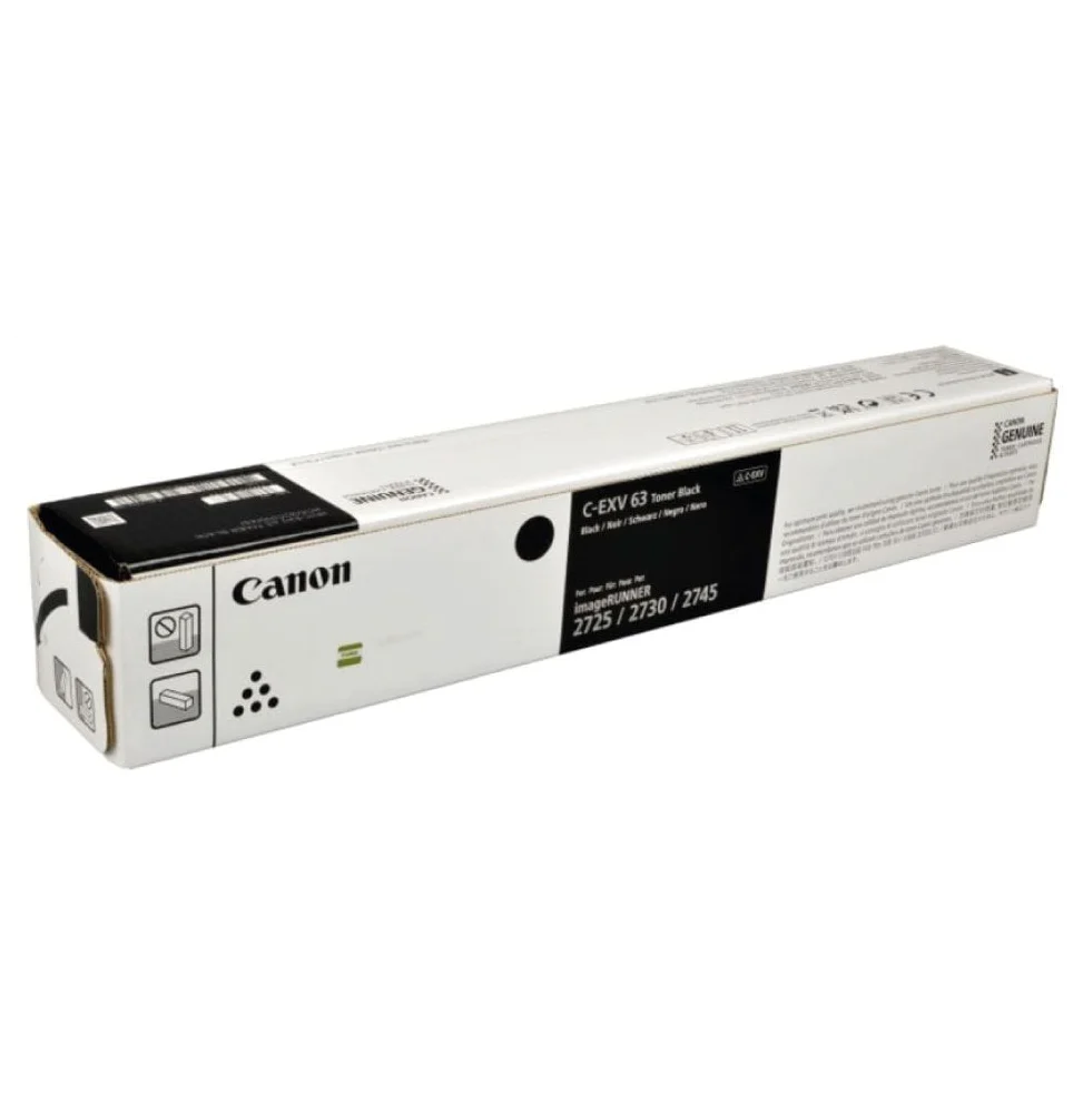 Canon C-EXV 63 Cartouche de toner Original Noir (5142C002AA)