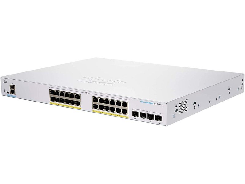 Cisco CBS250-24P-4X-AU CBS250 24-Port Smart PoE+ 195W Switch w/ 4x10G SFP+
