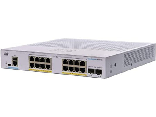 Cisco CBS350-16P-2G-AU CBS350 16-Port Gigabit PoE+ 120W Managed Ethernet Switch w/  2x1G SFP