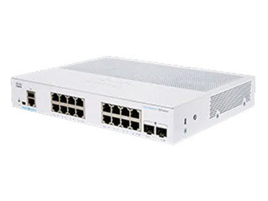 Cisco CBS350 16 Ports Manageable Ethernet Switch,  PoE, GE, EXT PS, 2X1G SFP
