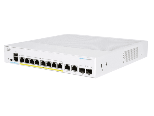 Cisco CBS350-8P-2G-AU CBS350 8-Port Gigabit PoE 67W Managed Ethernet Switch w/ 2x1G SFP