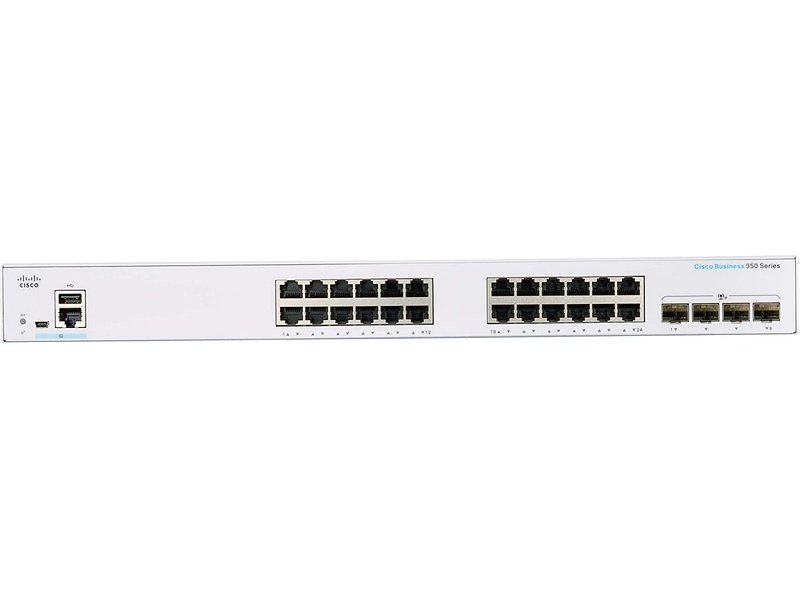 Cisco CBS350-24P-4X-AU CBS350 24-Port Gigabit PoE+ 195W Managed Switch w/ 4x10G SFP+
