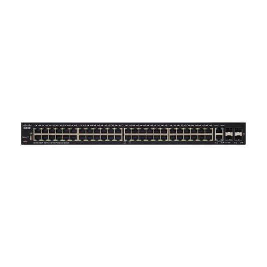 Cisco SF250-48HP 48-Port 10/100 PoE Smart Switch | 800 MHz ARM | 512MB Memory | 256MB Flash - ADYASTORE casablanca maroc