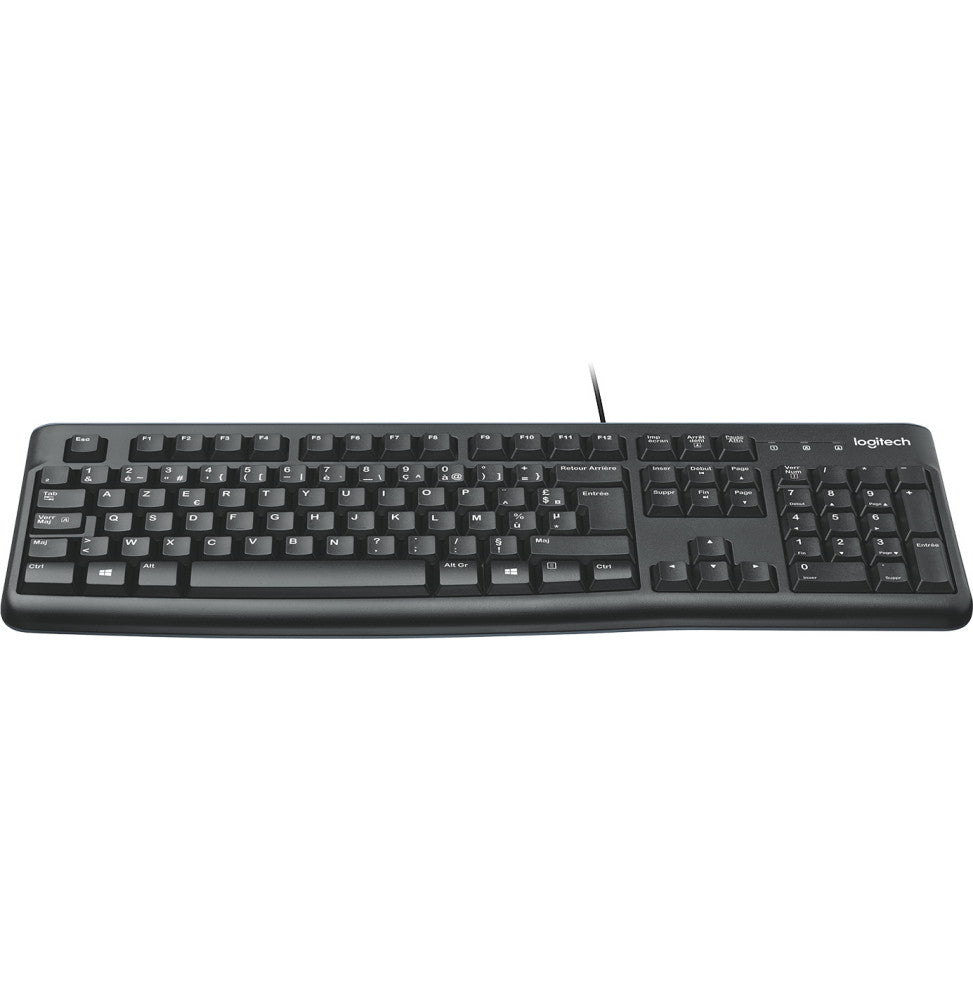 Clavier USB Logitech K120 - AZERTY (920-002488)