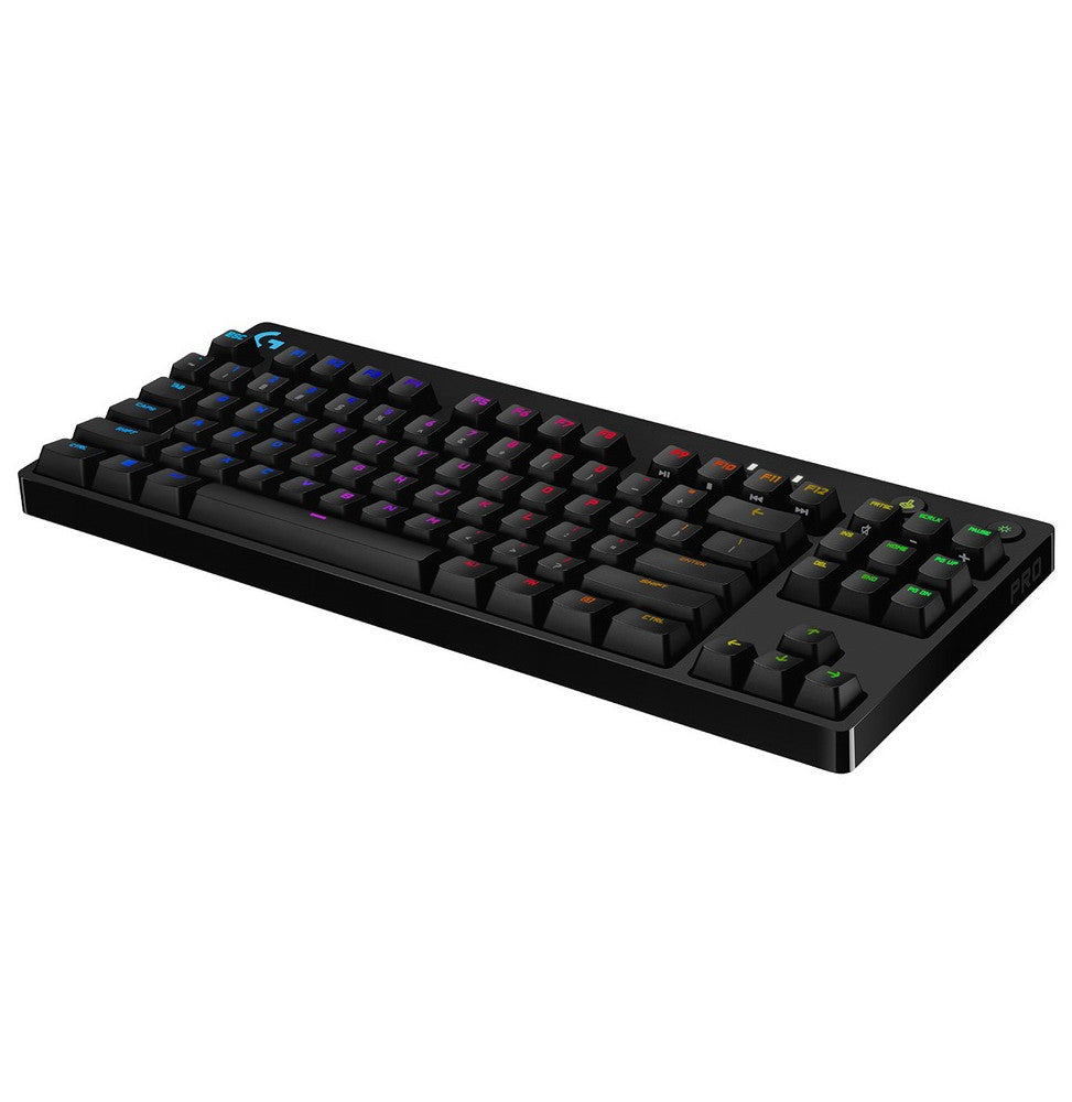 Clavier gaming rétroéclairé mécanique Logitech G PRO - Noir Français Azerty