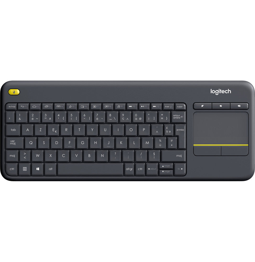 Clavier sans fil avec pavé tactile intégré Logitech K400 Plus