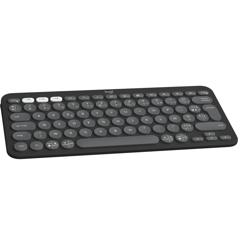 Clavier sans fil Logitech Pebble Keys 2 K380s - Français (AZERTY) GRAPHITE