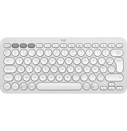 Clavier sans fil Logitech Pebble Keys 2 K380s - Français (AZERTY)