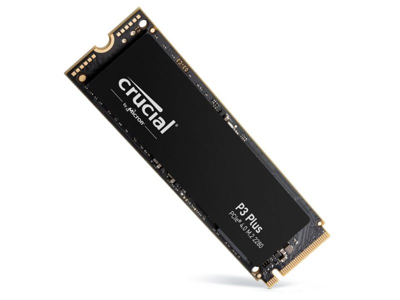 Crucial P3 Plus 500GB M.2 NVMe PCIe 4.0 SSD - CT500P3PSSD8