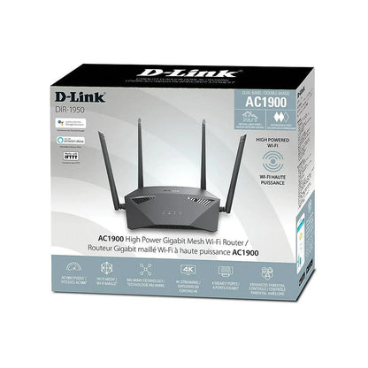D-Link DIR-1950 AC1900 High Power Gigabit Mesh Wi-Fi Router - ADYASTORE casablanca maroc