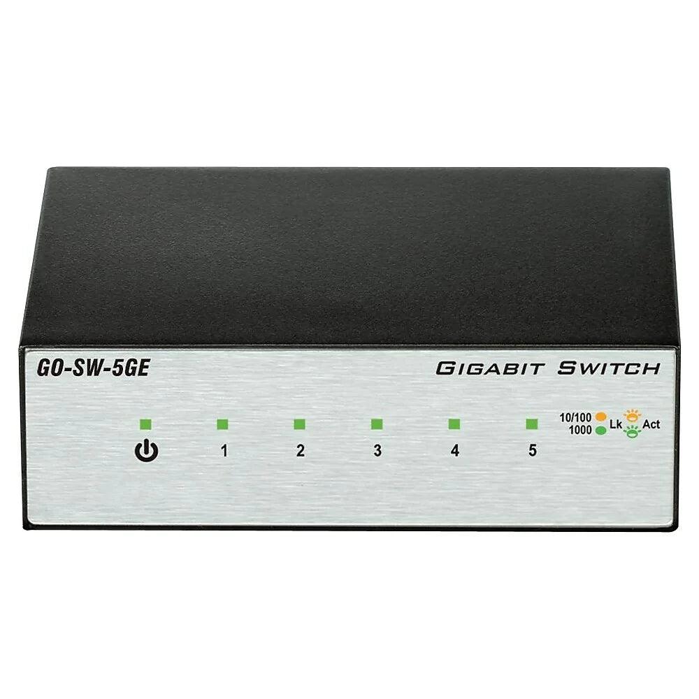 D-Link GO-SW-5GE 5 Port Gigabit Metal Switch - ADYASTORE casablanca maroc