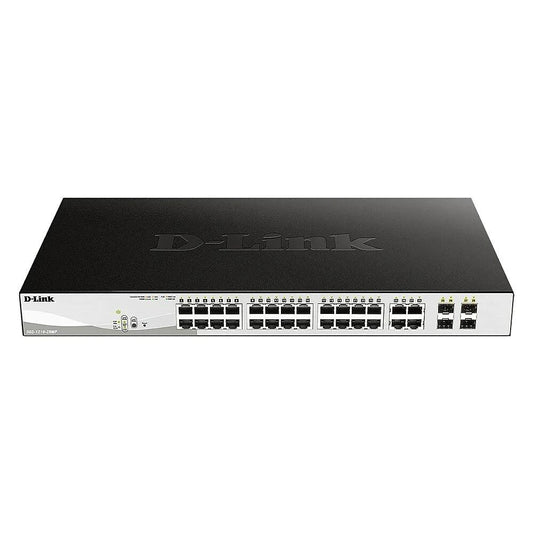 D-Link Smart Managed 24-Port Gigabit PoE Switch with 4 Combo SFP Slots (DGS-1210-28MP) - ADYASTORE casablanca maroc