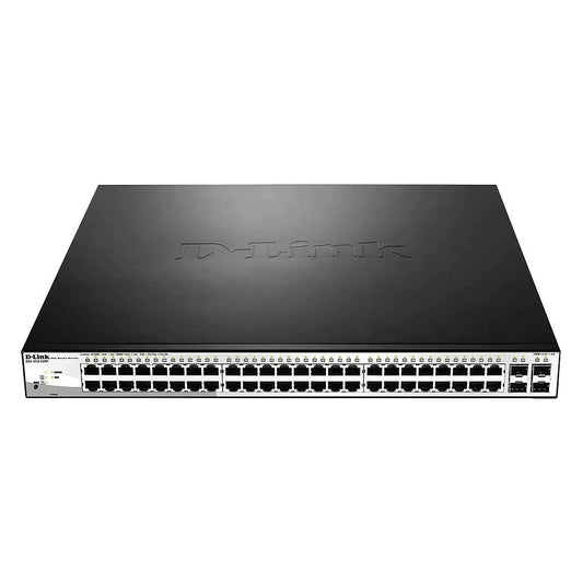 D-Link WebSmart 52-Port Gigabit PoE Switch with 48 PoE Ports and 4 SFP ports - ADYASTORE casablanca maroc