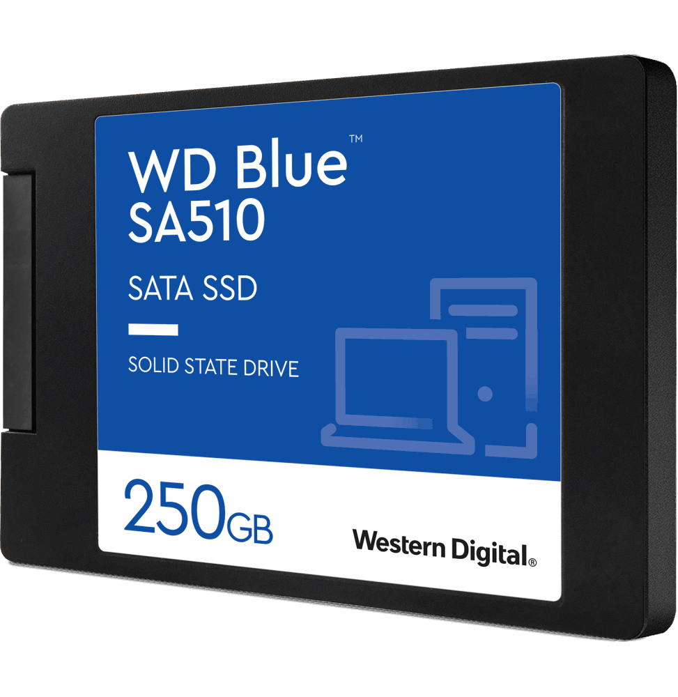Disque dur interne SSD WD Blue SA510 SATA 2.5" 250 Go (WDS250G3B0A)