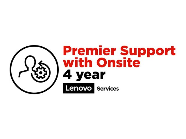 LENOVO 4Y Premier Support with Onsite Upgrade from 1Y Onsite (5WS0T36112)