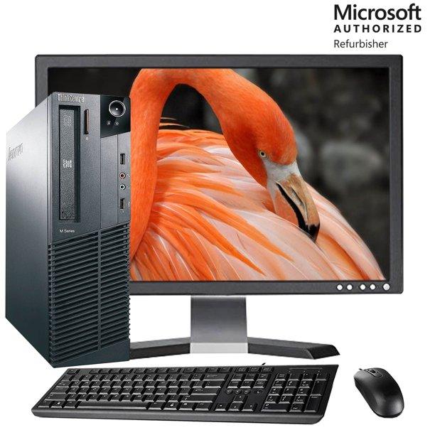 Lenovo ThinkCentre M93P (SFF) & Lenovo ThinkVision 22" (FHD) Monitor - COMBO - Intel Core i5-4570 Quad Core @ 3.6GHz (4th Gen) / 16GB RAM / 256GB SSD / Wi-Fi, Key & Mouse, USB 3.0, VGA, DisplayPort, 1Gb Eth, Win 10 Pro - 1 Year Warranty