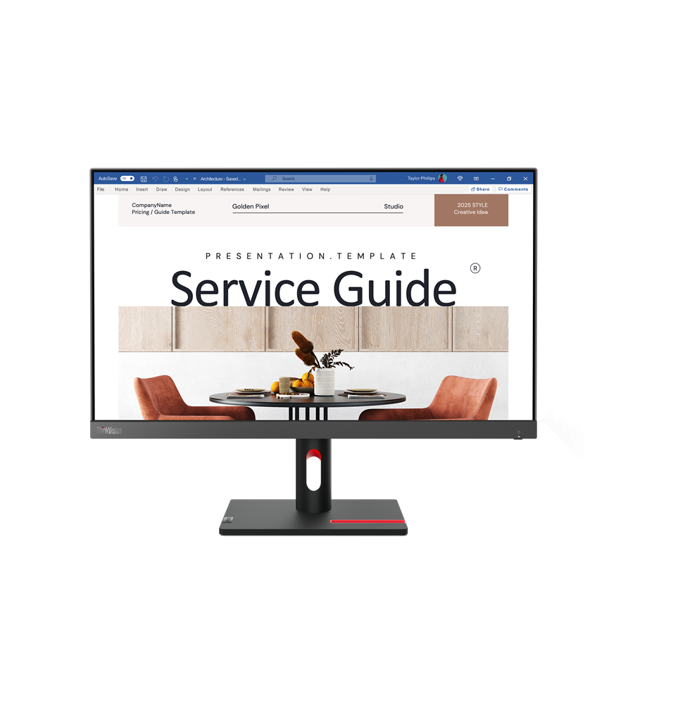 Écran 23.8" Full HD Lenovo ThinkVision S24i-30