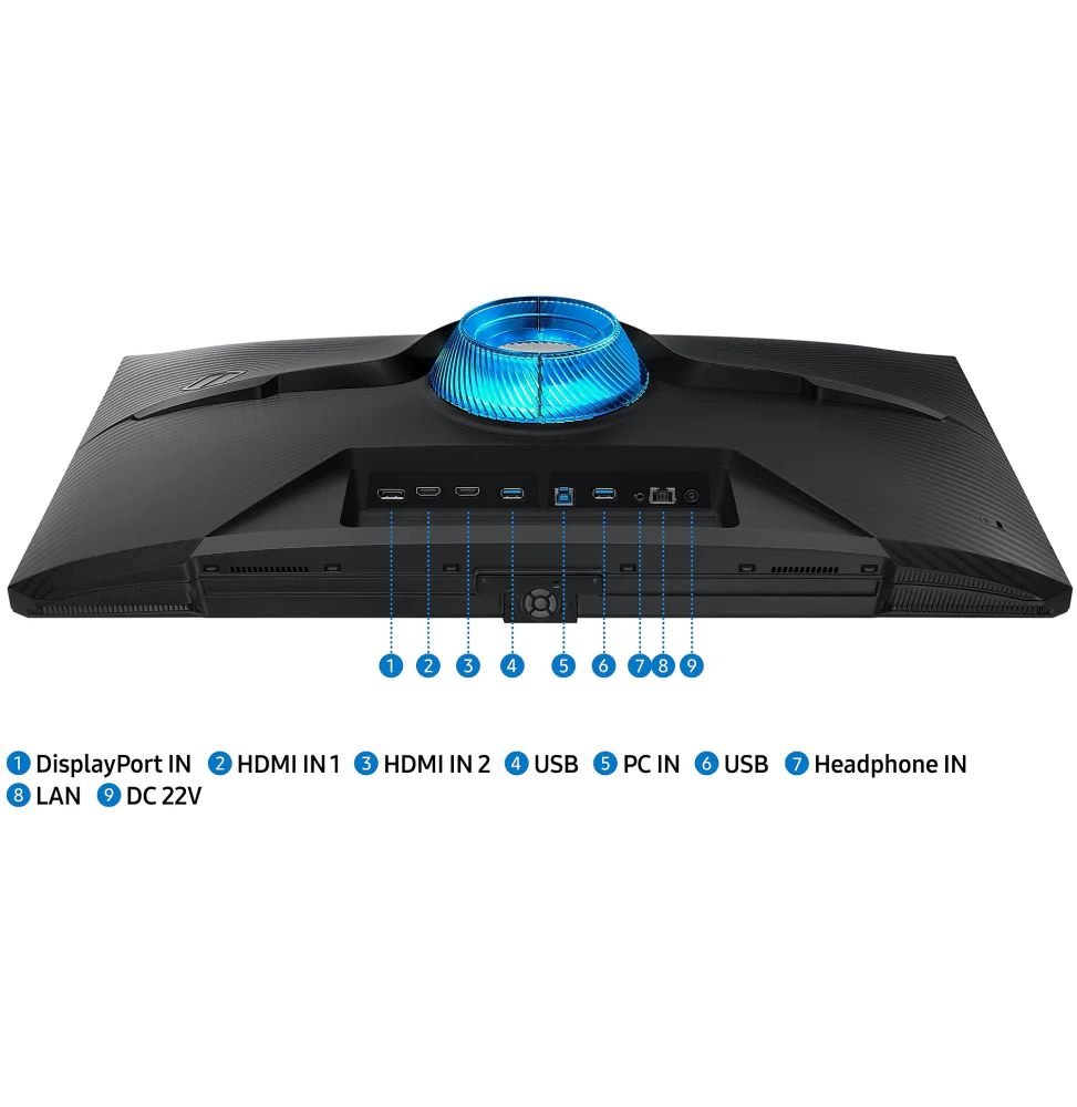 Écran Flat Samsung 28" Odyssey UHD Smart Gaming G70B (LS28BG700EPXEN)