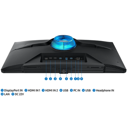 Écran Flat Samsung 28" Odyssey UHD Smart Gaming G70B (LS28BG700EPXEN)