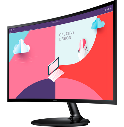 Écran incurvé 27" Samsung Essential Curved Monitor S3 (LS27C360EAMXZN)