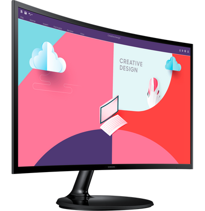 Écran incurvé 27" Samsung Essential Curved Monitor S3 (LS27C360EAMXZN)
