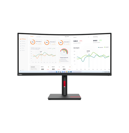Écran incurvé 34" QHD Lenovo ThinkVision T34w-30 (63D4GAT1EU)