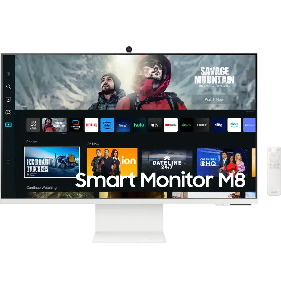 Écran Plat 32" Samsung Smart 4k Ultra HD M8 M80C avec caméra intégrée (LS32CM801UMXZN)