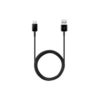 Samsung — Lot de 2 câbles USB-A vers USB-C noirs
