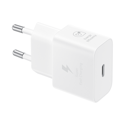 Samsung — Chargeur secteur 25 W — Blanc