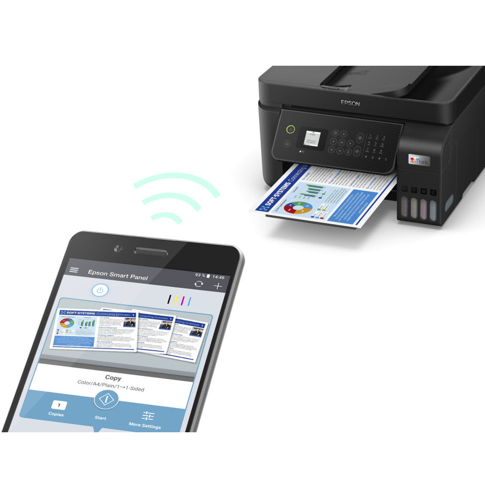 Epson EcoTank L5290 Imprimante Jet d'encre pro MFP à réservoirs rechargeables (C11CJ65405)