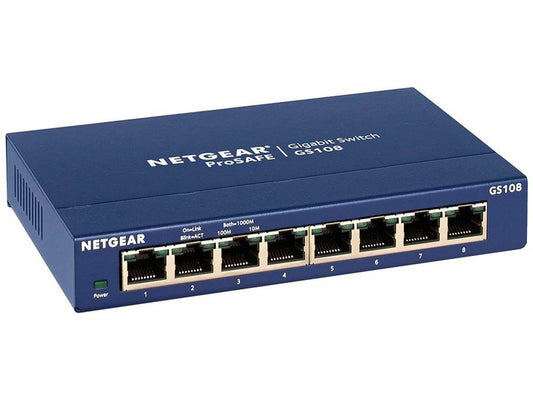 Netgear ProSafe GS108AU 8-Port Gigabit Unmanaged Switch