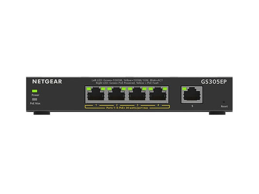 Netgear GS305EP-100AUS 5-Port 63W Gigabit PoE+ Plus Switch