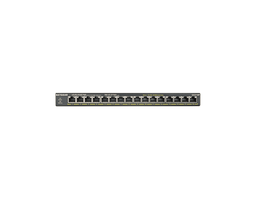 Netgear GS316P SOHO 16-Port PoE+ Gigabit Unmanaged Switch