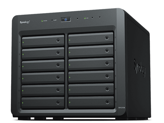 Synology Expansion Unit DX1215ii 12-Bay 3.5" NAS for Scalable Models (SMB/ENT)