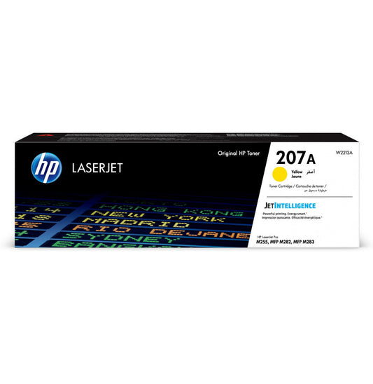 HP 207A Jaune - Toner HP LaserJet d'origine (W2212A)