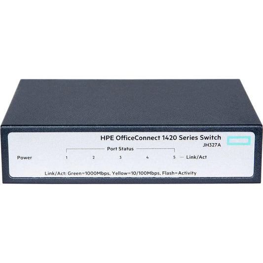 HP JH327A OfficeConnect 1420 5-Port Gigabit Unmanaged Switch - ADYASTORE casablanca maroc