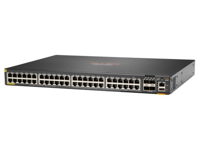 HPE JL727A Aruba 6200F 48-Port PoE+ 370W Manageable Gigabit Switch w/  4x10G SFP+
