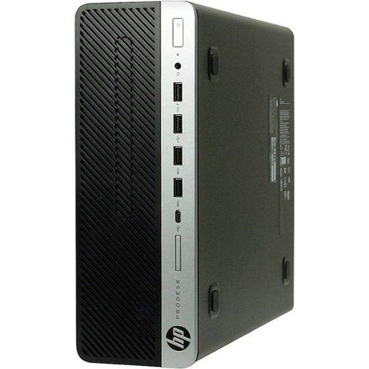 HP EliteDesk 800 G3 (SFF) Desktop - Intel Core i5-7500 @ 3.20 GHz  (7th Gen) Quad Core - 32GB RAM - 512GB SSD - Intel HD Graphics 630, DVD-ROM, GigE, USB-C | Windows 10 Pro, Certified Refurbished, 1 Year Warranty